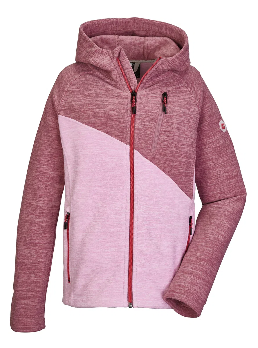 Killtec Mädchen Kos 202 Grls Flc Jckt Fleecejacke mit Kapuze