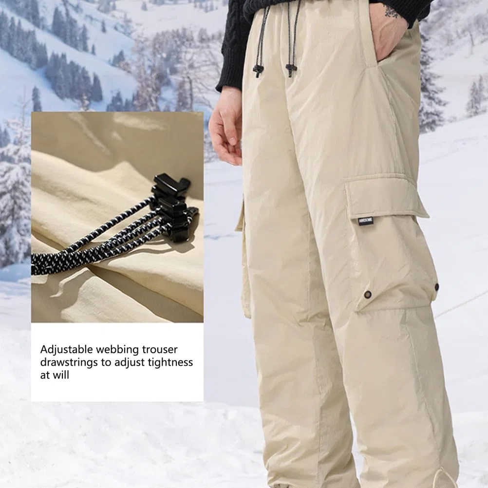 Schwarz,S, Herren Snowboardhose wasserdichte Baggy Skihose Snowboard Outdoor Wanderhose füR Wintersport