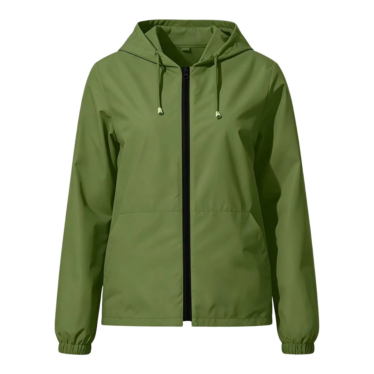 Famzuneu Regenjacke Damen Wasserdicht Atmungsaktiv Faltbar Regenmantel mit Kapuze Taschen Leicht Windbreaker Jacke Funktionsjacke Outdoor Übergangsjacke für Wandern Reisen Fahrrad