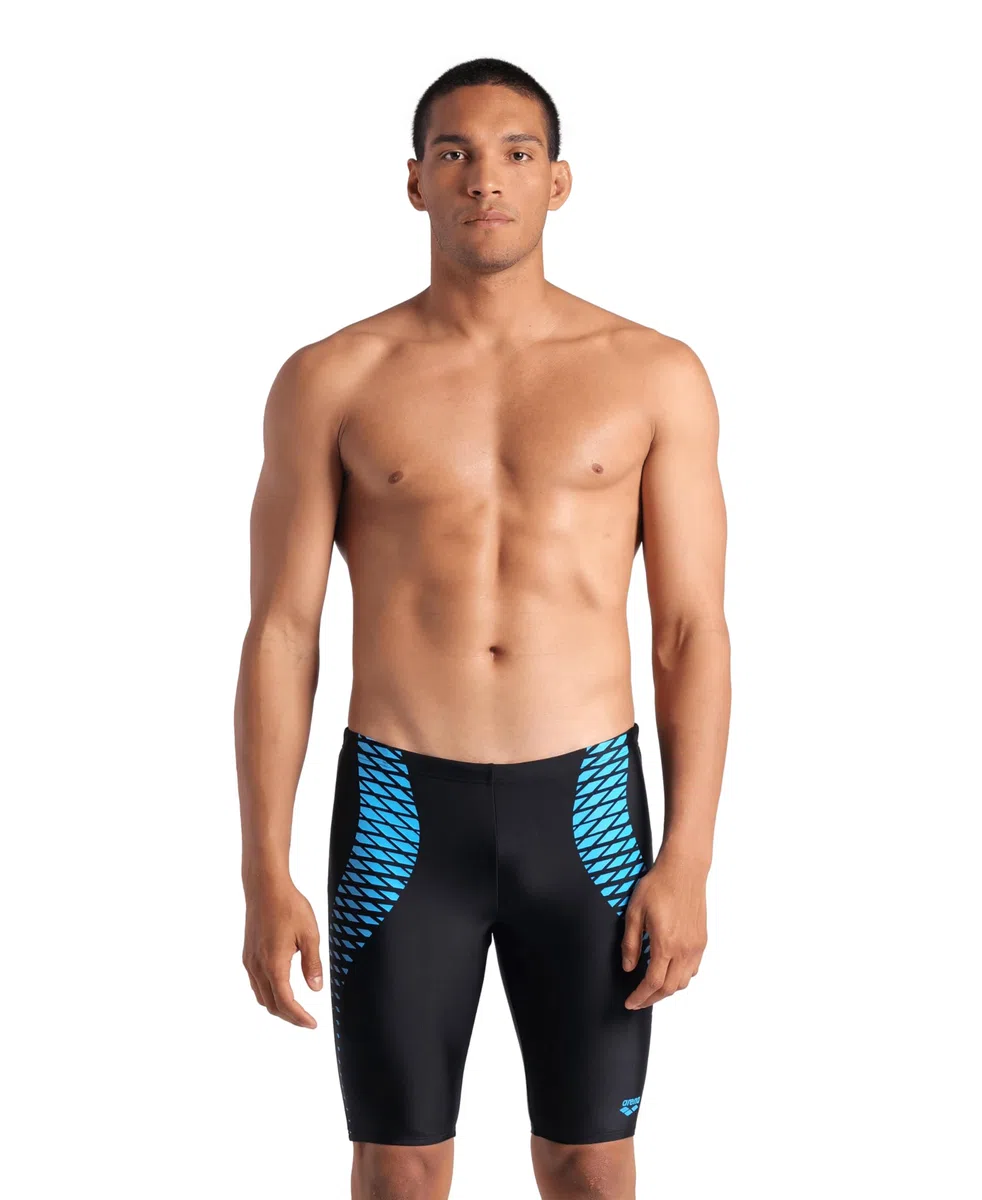 ARENA Mens Men's Feel Openings Swim Jammer Knee Length Swimsuit Sports Pool Bathing Suit