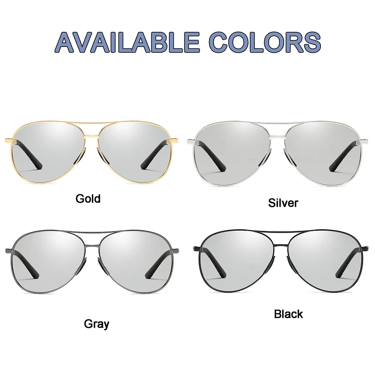 Progressive multifokale Lesebrille, photochrome Sonnenbrille, Federscharnier, leichte Übergangsbrille, intelligente Lesebrille gegen Verfärbungen, Schwarz, +2,00 (Gold 1,5)
