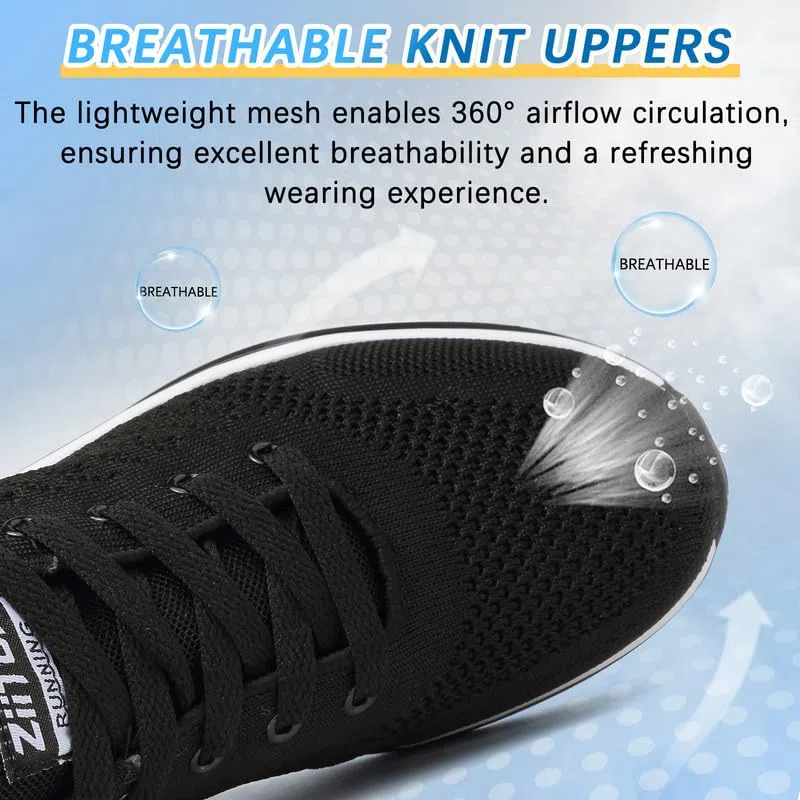 Laufschuhe Damen Turnschuhe Sneaker Damen Sportschuhe mit Luftpolster Sneaker Atmungsaktives Joggingschuhe Leichte rutschfest Straßenlaufschuhe Walkingschuhe Gym Fitness Running Shoes Women