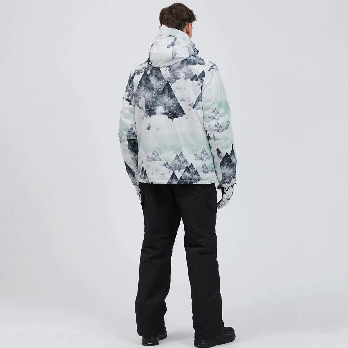 ALSOGO Herren Skianzug Winter Wasserdichte Winddichte Skifahren Outdoor Schneejacken und Hosen Snowboardjacken