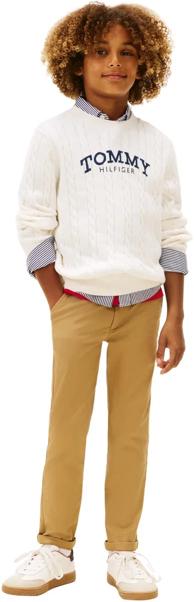 Tommy Hilfiger Jungen Chino Hose 1985 Chino Pant Regular Fit