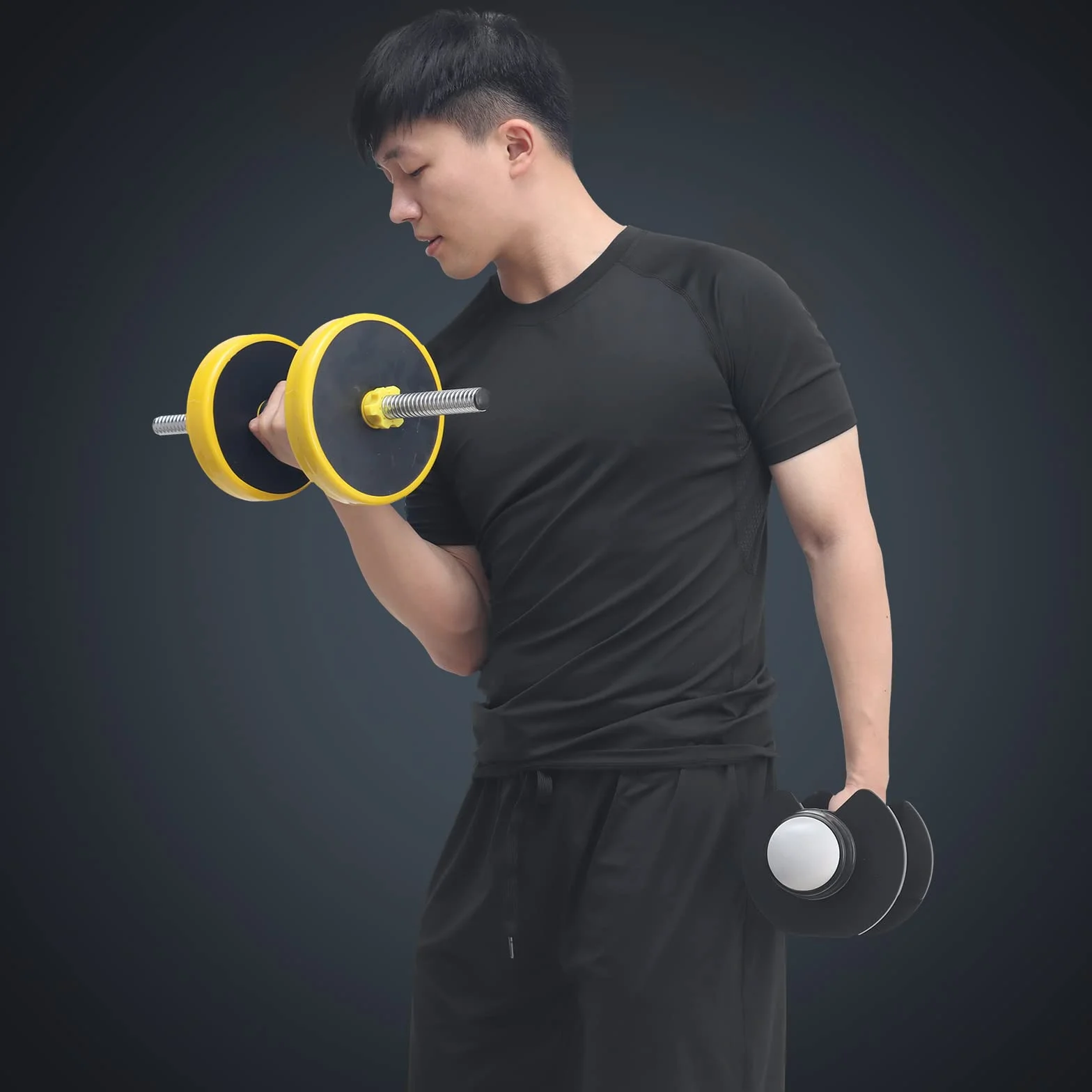 JULY'S SONG Sportbekleidung für Herren Kompression 5pcs Set Fitness Kleidung Trainingsanzug Männer Elastische Sportwear Gym Running Outfit Outdoor