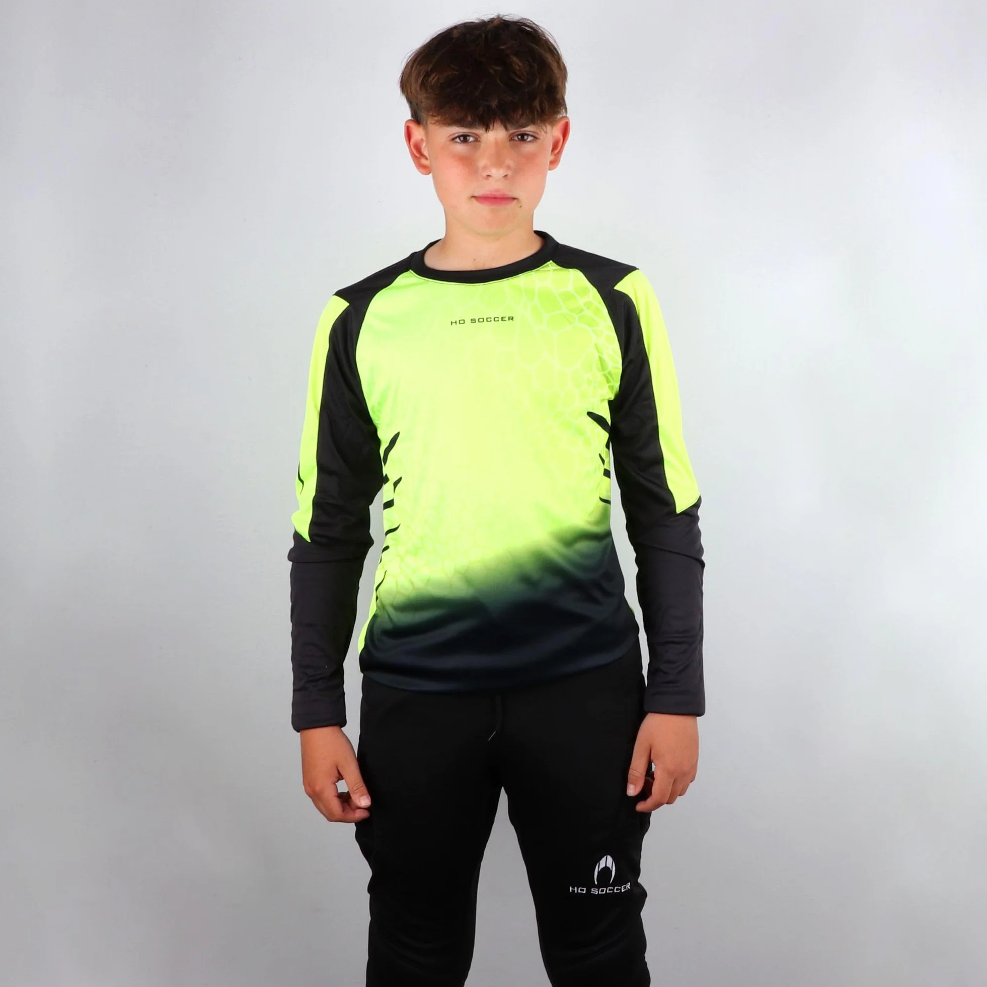 HO Soccer Uni Kinder Kid Keeper Set Deep-sea Lime Fröhlicher Torwart (1er Pack)