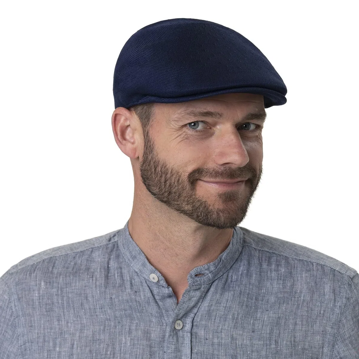 Kangol Seamless Tropic 507 Flatcap Schirmmütze Schiebermütze Damen/Herren - mit Schirm Frühling-Sommer Sommer - S (54-55 cm) rot