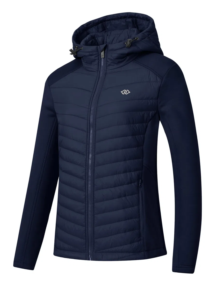 MoFiz Damen Fleecejacke Sportjacke Wanderjacke Outdoorjacke Running Winter Atmungsaktiv Jacke Hybridjacke Freizeitjacke