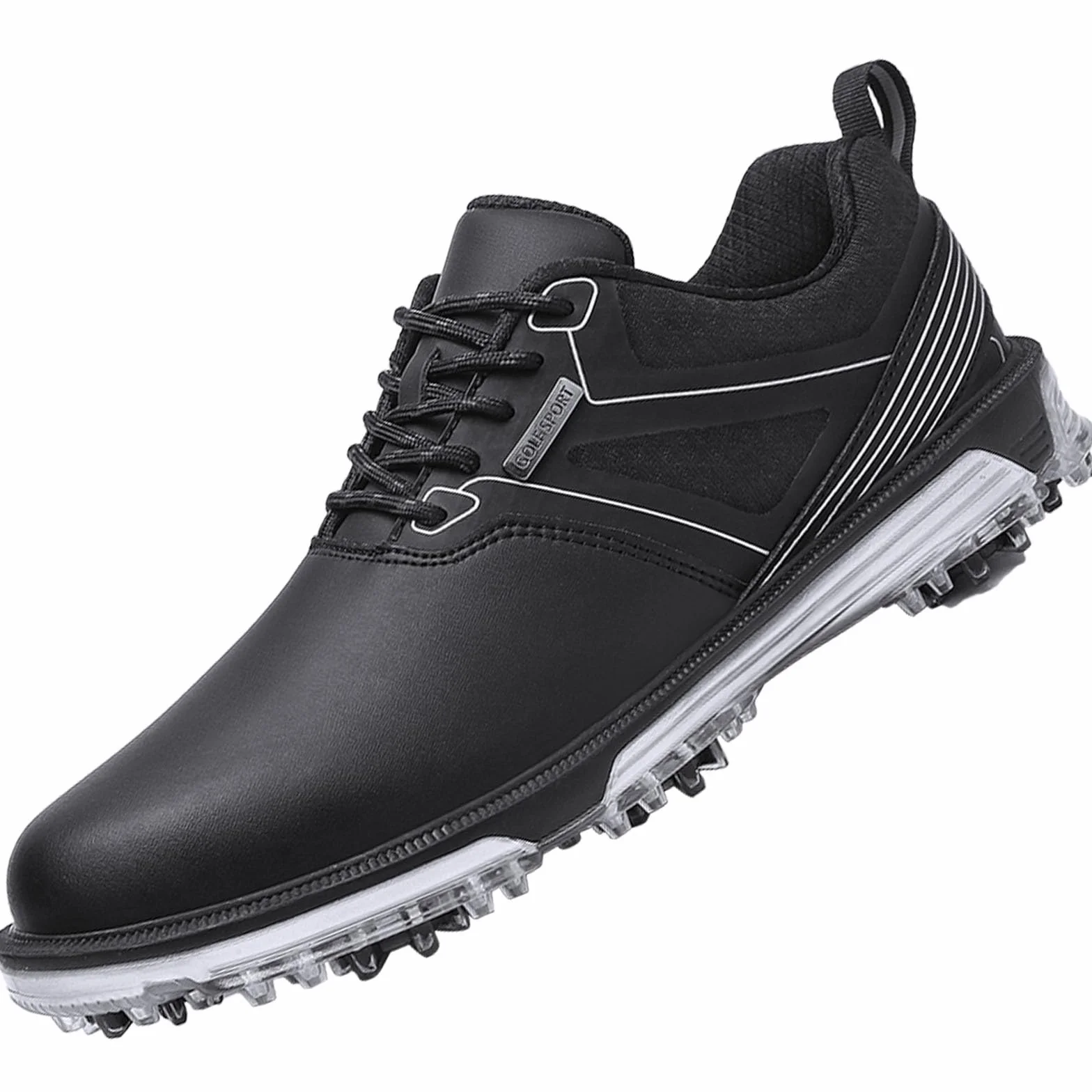ULTIANT Golfschuhe Herren Wasserdicht mit Schnürung Atmungsaktiv Trainingsschuh für Golf