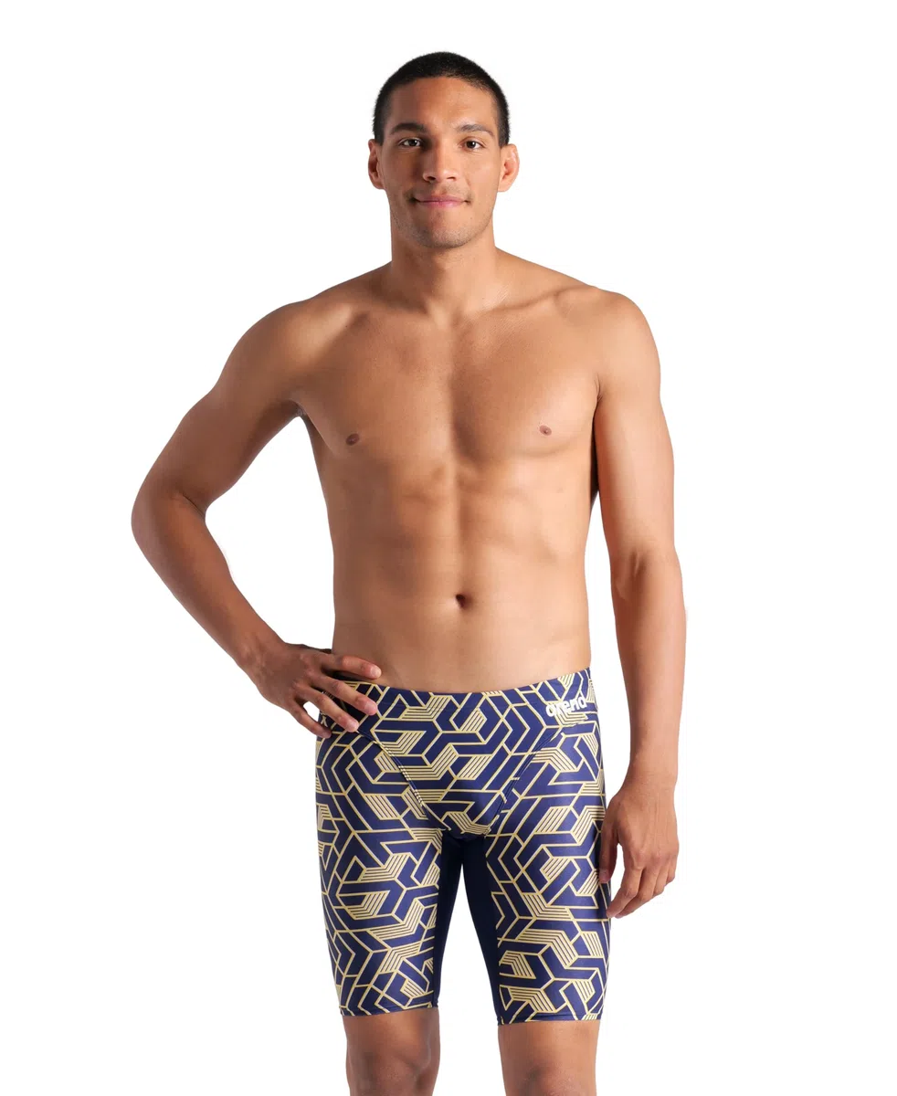 Arena Herren Arena Performance Men's Escape Swim Jammer Athletic Swimwear Professional Swimsuit Badehose (1er Pack)