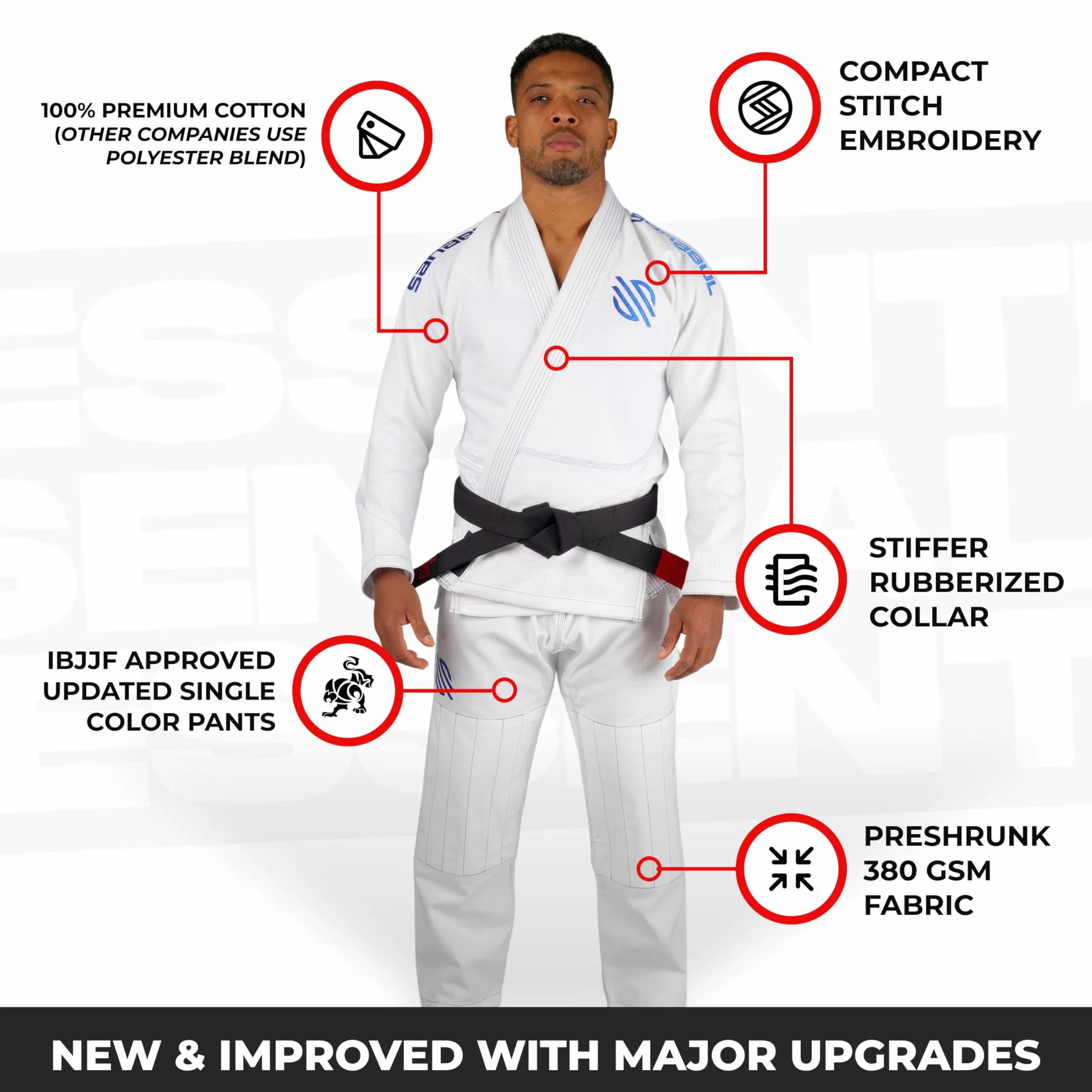 Sanabul Unisex Essential Gi Gi (1er Pack)