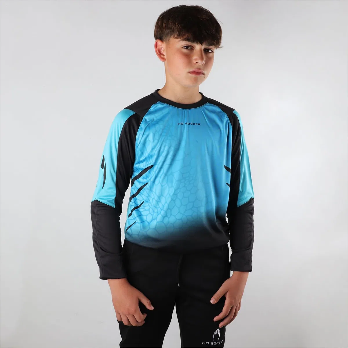 HO Soccer Uni Kinder Kid Keeper Set Deep-sea Blue Fröhlicher Torwart