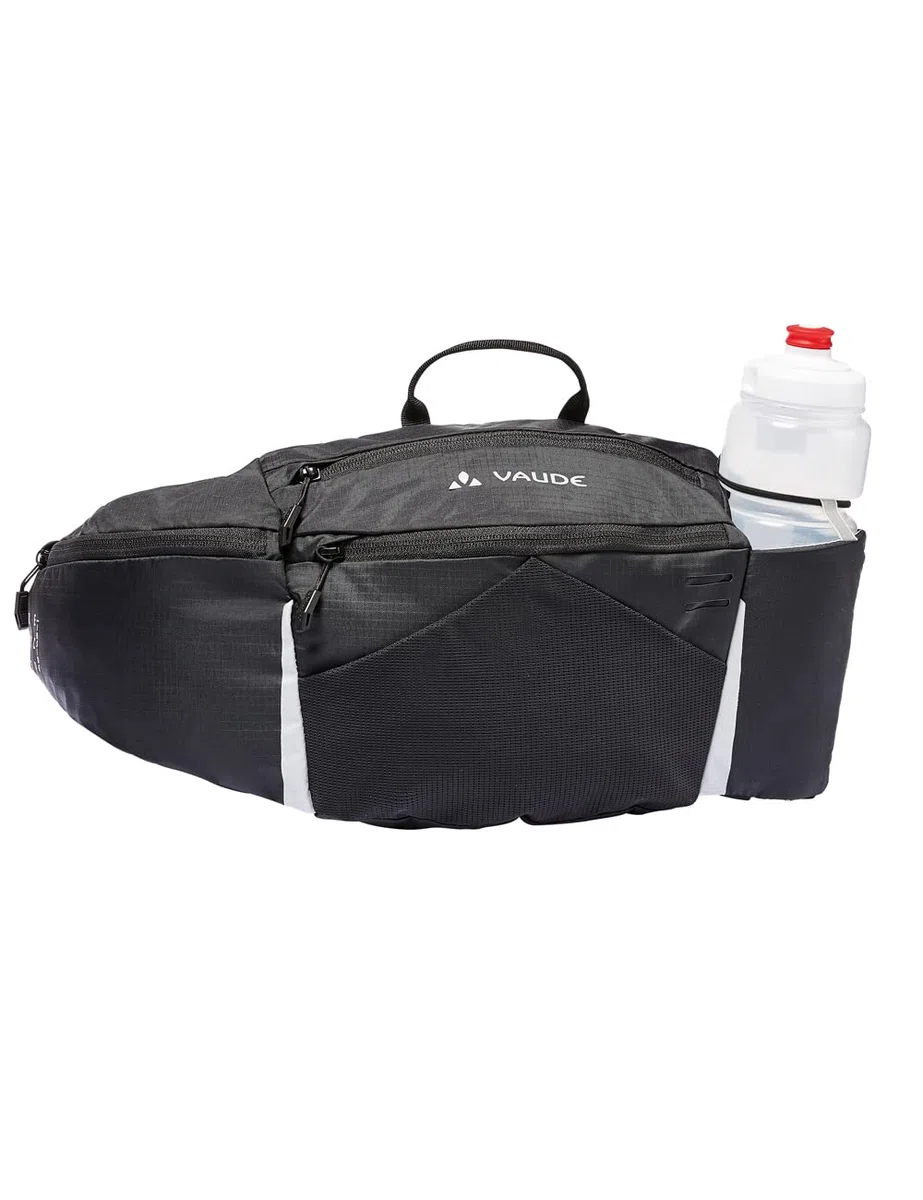 VAUDE Hüfttasche mit isoliertem Flaschenhalter, Bauchtasche für Damen und Herren, Laufgu?rtel mit Trinkflasche, 4 L