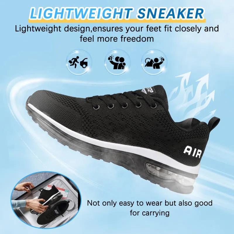 Laufschuhe Damen Turnschuhe Sneaker Damen Sportschuhe mit Luftpolster Sneaker Atmungsaktives Joggingschuhe Leichte rutschfest Straßenlaufschuhe Walkingschuhe Gym Fitness Running Shoes Women