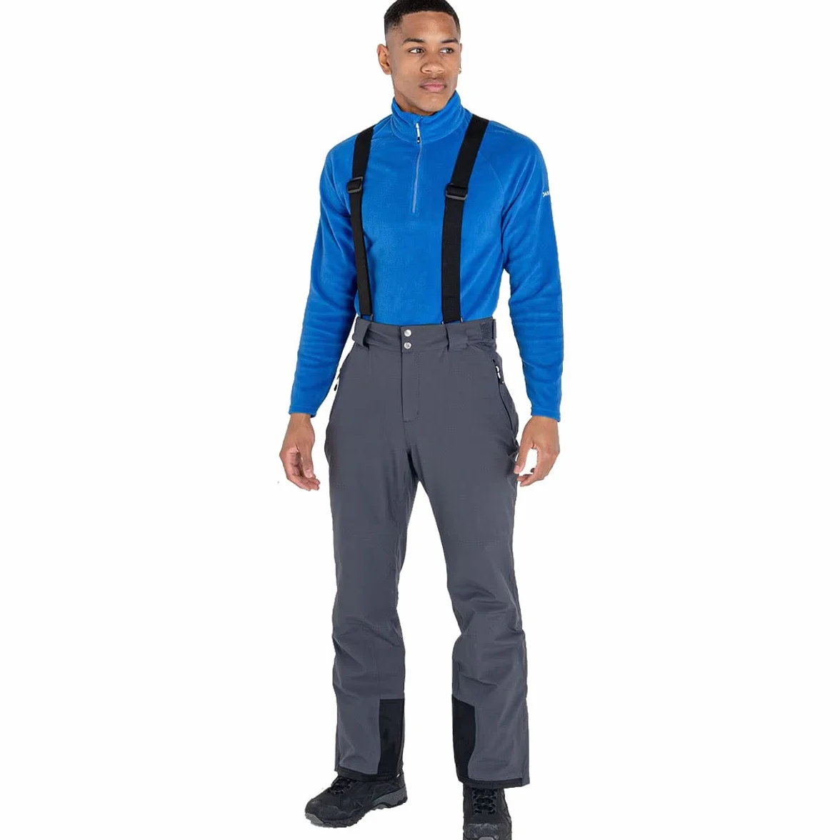 Dare 2b Latzhose für Herren, wasserdicht, Achieve II, Ebony Grey, Größe L