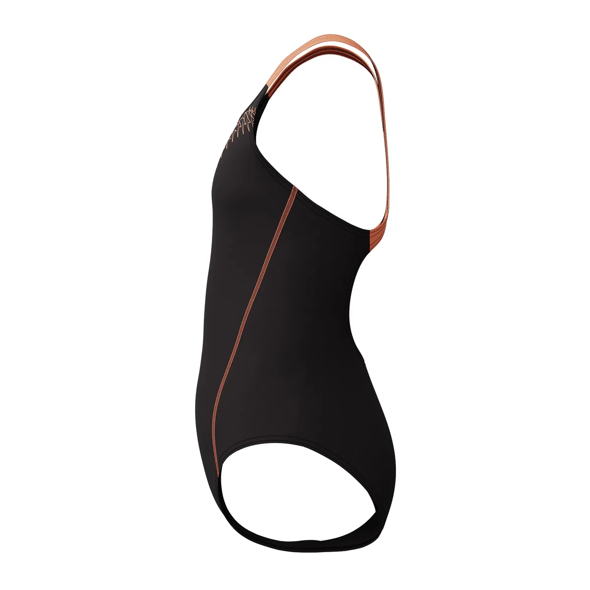 Speedo Mädchen Medley Logo Medalist Badeanzug Orange