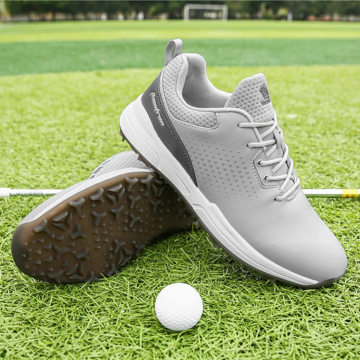 LZQpearl Herren Golfschuhe, rutschfeste, Atmungsaktive Freizeit Golf Sneaker, Klassische, Outdoor Sneaker Spikeless Für Das Golftraining, Golfstiefel Für Alle Jahreszeiten