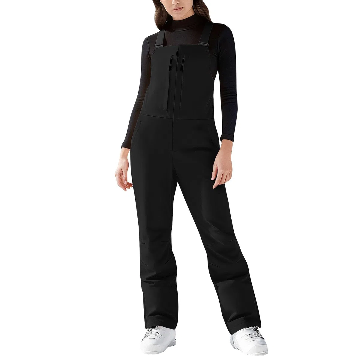 Skihose Damen Wasserdicht Schneehose Winddichte Warme Snowboardhose Hosenträgerhose Winter Outdoor Regenhose mit Verstellbarer Latzhose Outdoorhose Skioverall Mode Softshellhose Leicht Schneefang