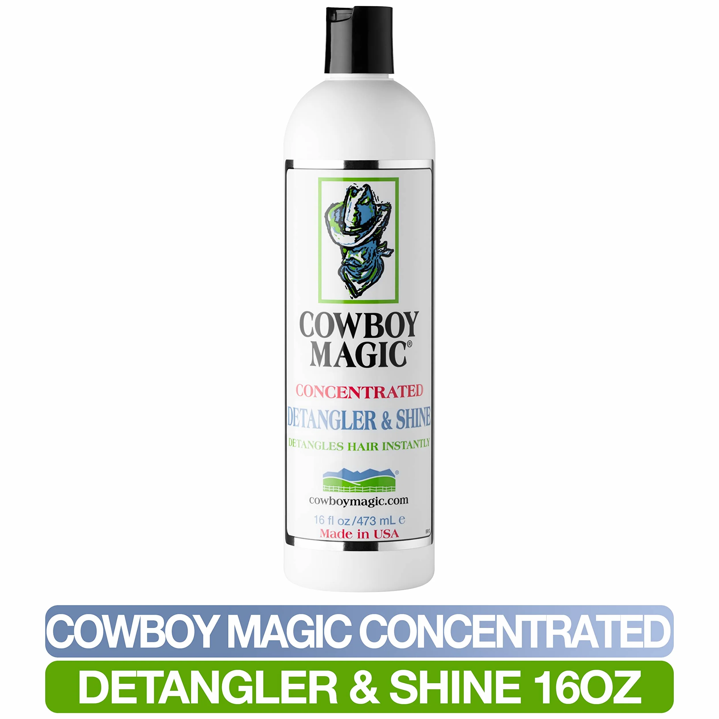 Cowboy Magic Cowboy Magie Detangler und Shine - 16 oz - Clear, Unisex, CBM0007