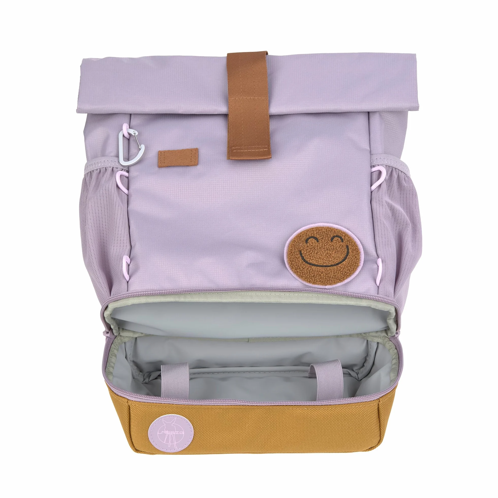 LÄSSIG Kindergartenrucksack Kinderrucksack Rolltop mit Brustgurt wasserabweisend, 11 Liter/Mini Rolltop Backpack
