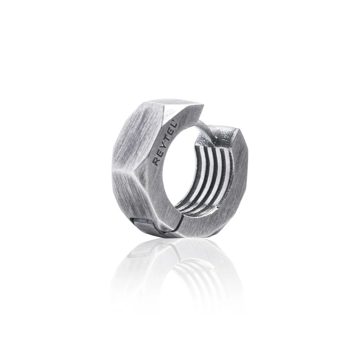 Handgefertigt Ohrringe Silber 925 – Kleine Creolen Wikinger Ohrring für Herren Damen – Ausgefallene Schmuck Geschenk für Frauen Männer