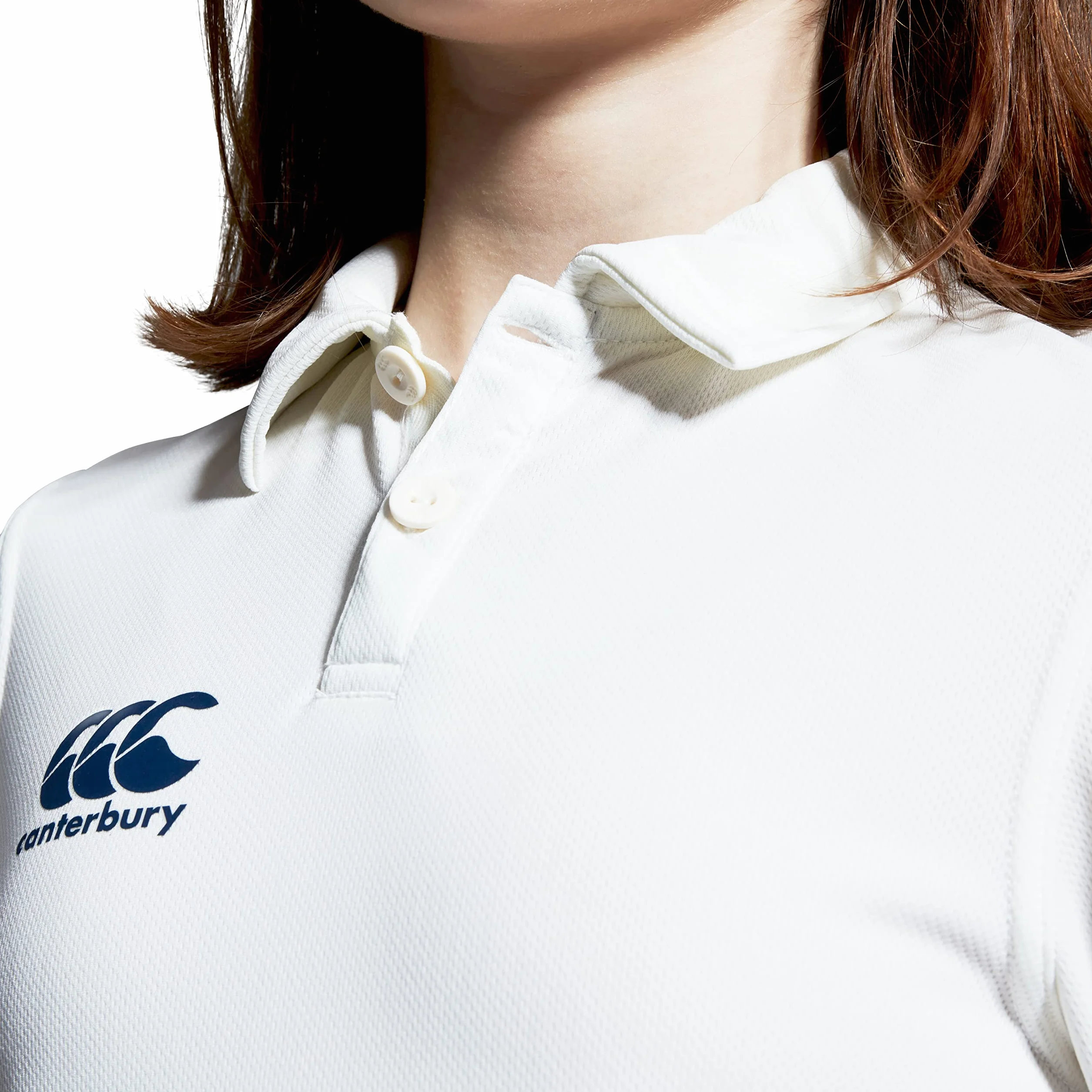 Canterbury Men's Adult Cricket Whites Shirt Polo