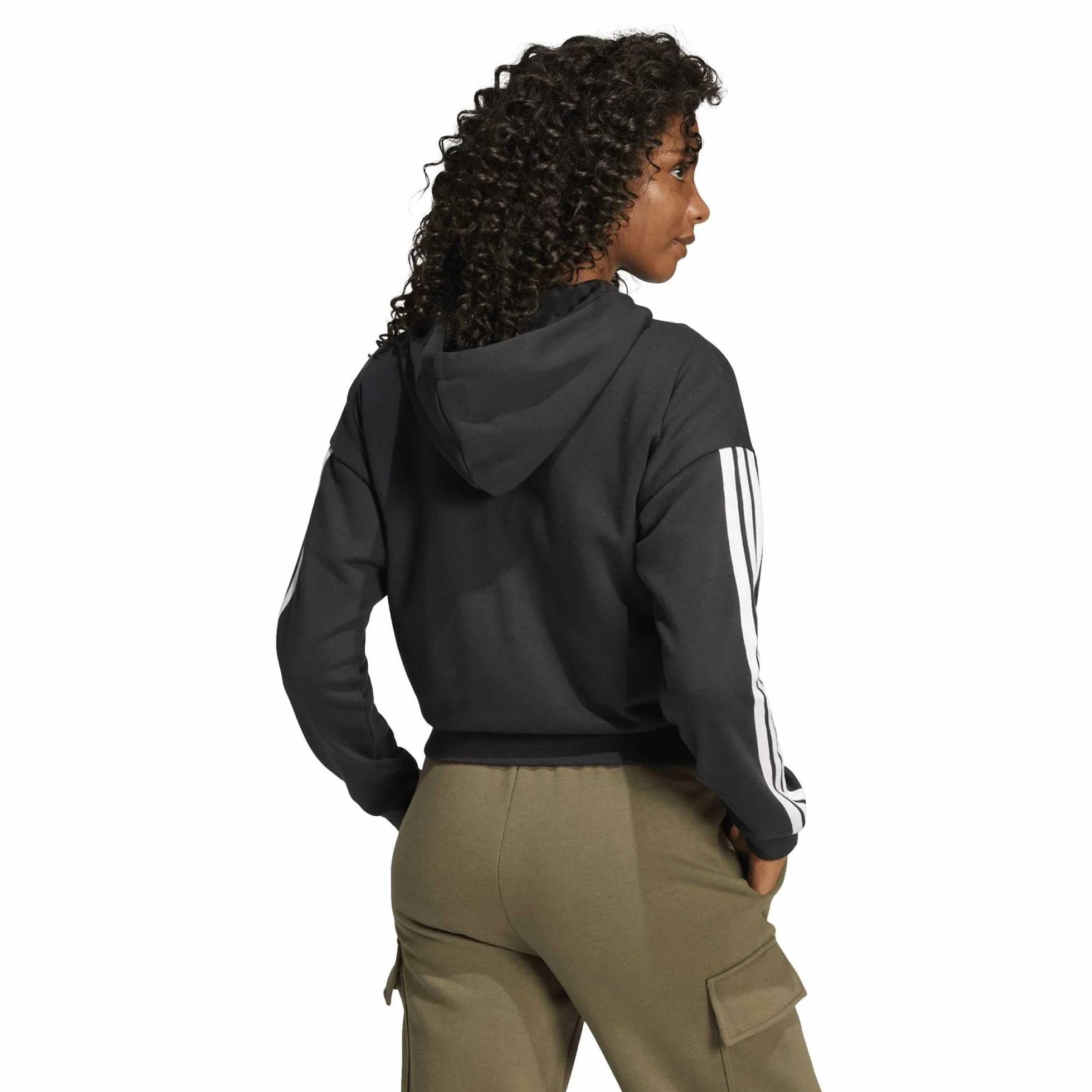 Adidas Damen Essentials 3-Stripes French Terry Full Zip Hoodie