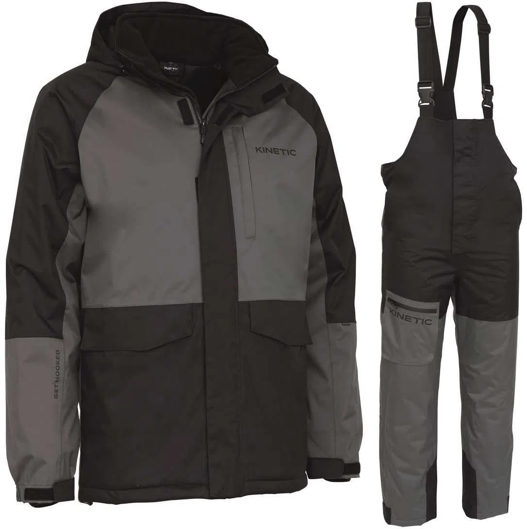 Kinetic Winter Suit 2-teilig, Jacke+Hose, Winteranzug, Thermoanzug, Schneeanzug, Angelanzug (Größe S)