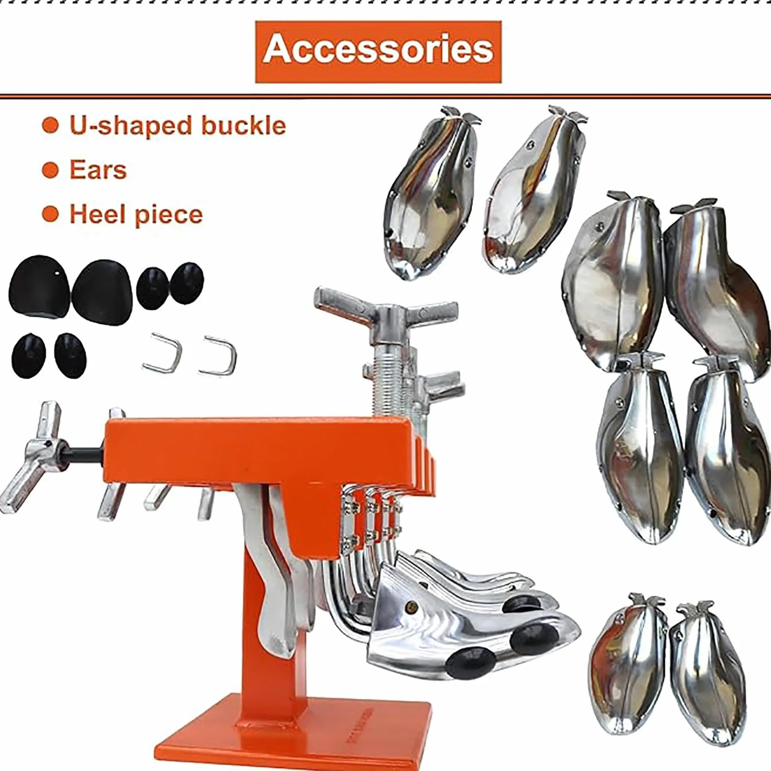 Schuhspanner Maschine Einstellbare Länge & Breite für Lederschuhe Vier Köpfe Design für Effektive Expansion
