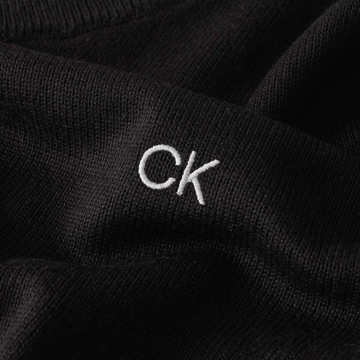 Calvin Klein Herren Pullover mit V-Ausschnitt - Schwarz - M.
