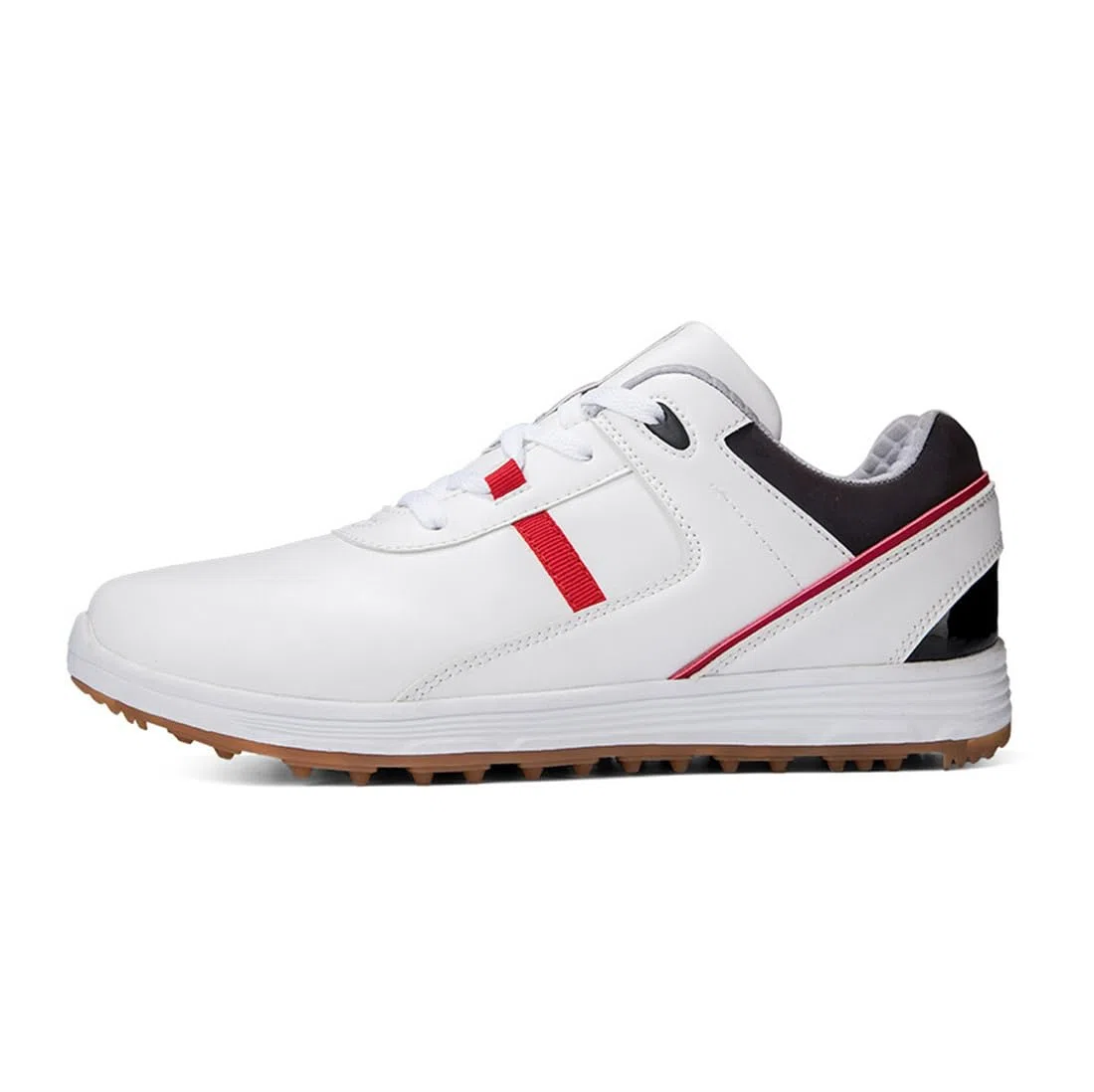 DAMANDO wasserdichte Leder Golfschuhe, Damen Professionelle Golf Turnschuhe Spikless Walking Footwears Outdoor Golf Walking Schuhe