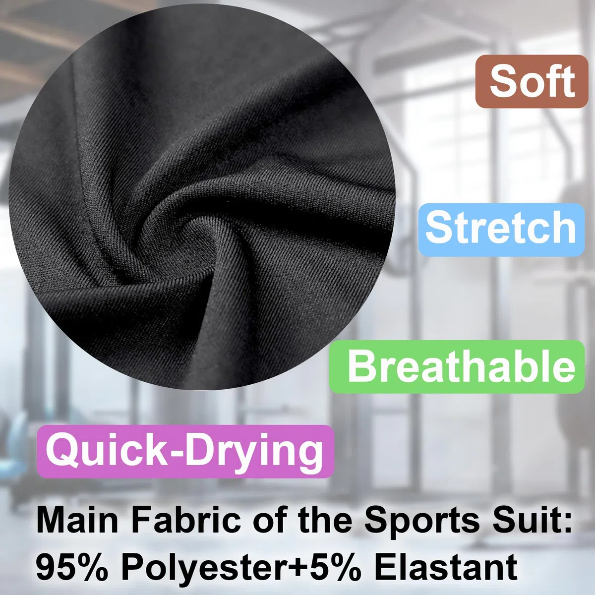Herren Sport Fitness Set 5 Stück Kompressionsshirt Langarmshirt Sporthose Leggings Laufshirt Funktionswäsche Atmungsaktiv Schnelltrocknend Trainingsanzug für Running Gym Outdoor