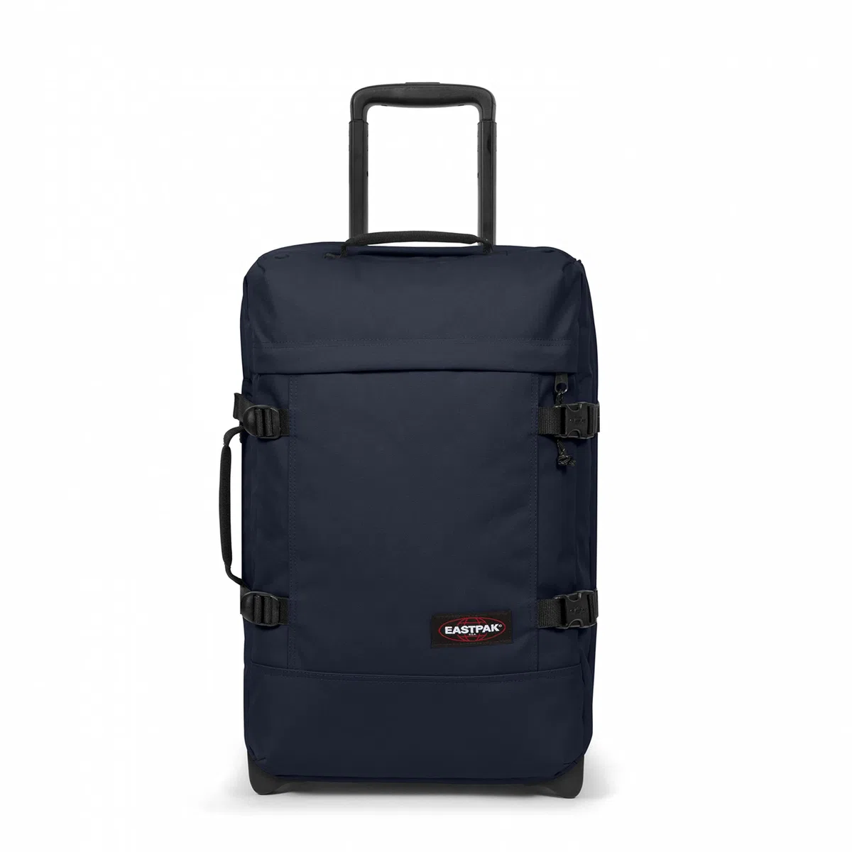 Eastpak Tranverz S Cabin Luggage 42L (51 x 32.5 x 24 cm), Durable Rolling Suitcase, Lightweight Carry-On with Double Compartments, Telescopic Handle & TSA Lock - Ultra Marine