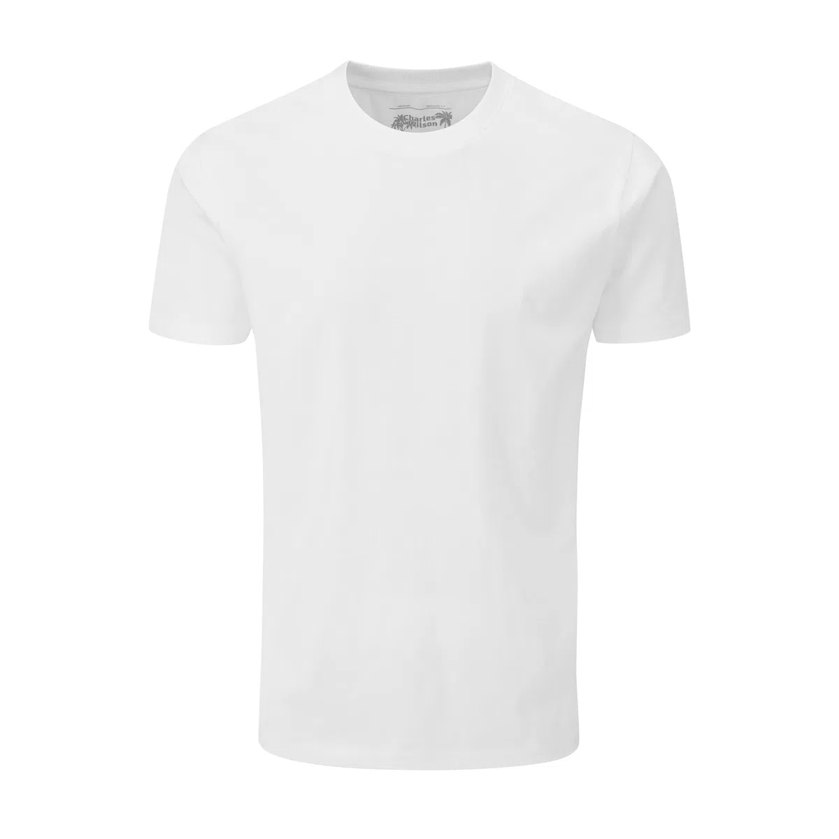 Charles Wilson 5er Packung Einfarbige T-Shirts mit Rundhalsausschnitt