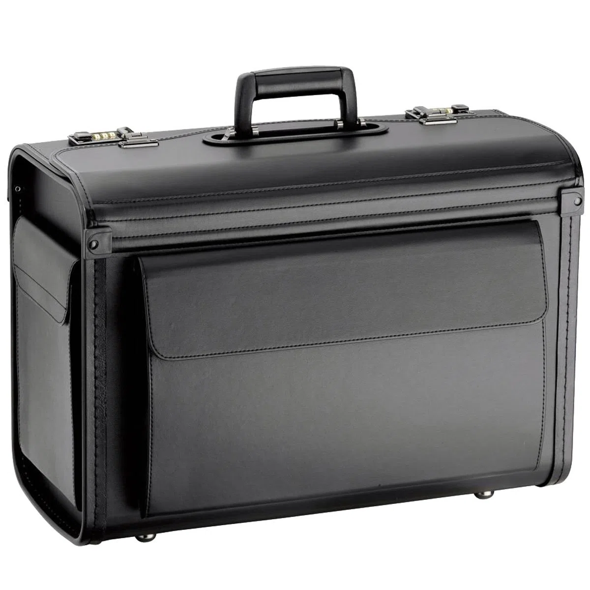 Akten Pilotenkoffer 51 x36x23 Groß Schwarz Bord Handgepäck D & N