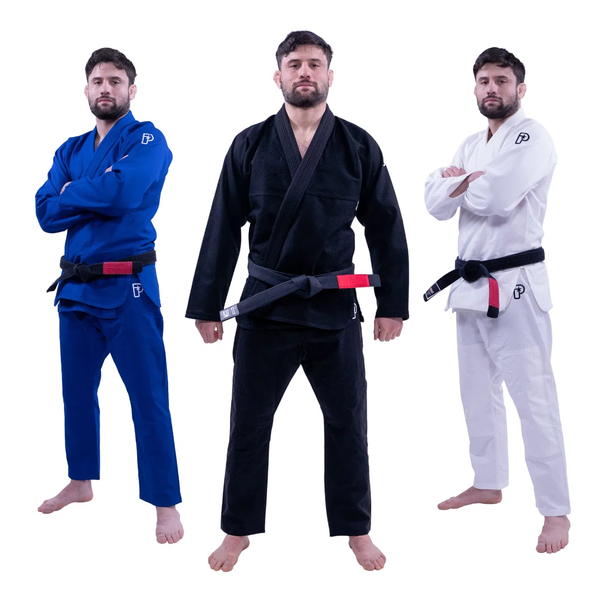 Progress Jiu Jitsu Academy Gi | Leichter BJJ Gi mit gratis weißem Gürtel | BJJ Kimono für Damen & Herren | Reißfester Jiu Jitsu Gi für Training & Wettkampf | Damen & Herren Kimono