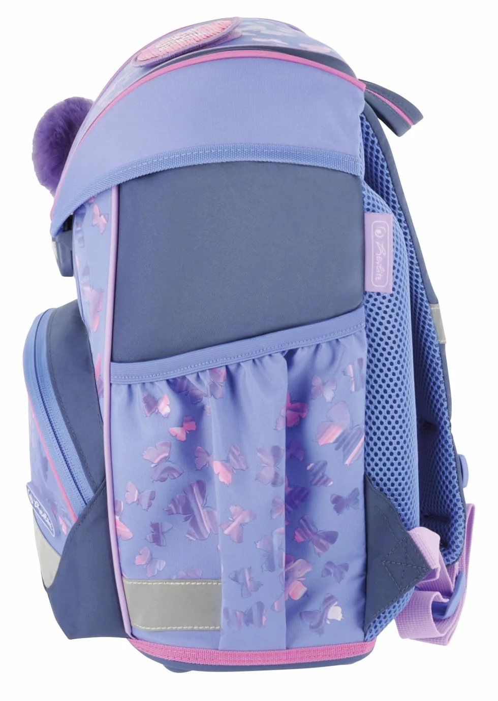 herlitz Schulranzen Set 6-teilig Butterfly Paradise Ergonomische Ultraleichte Schultasche 1.Klasse Junge Mädchen Kinder 16 L