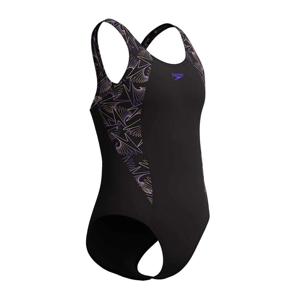 Speedo HyperBoom Splice Muscleback Badeanzug für Mädchen, Orange