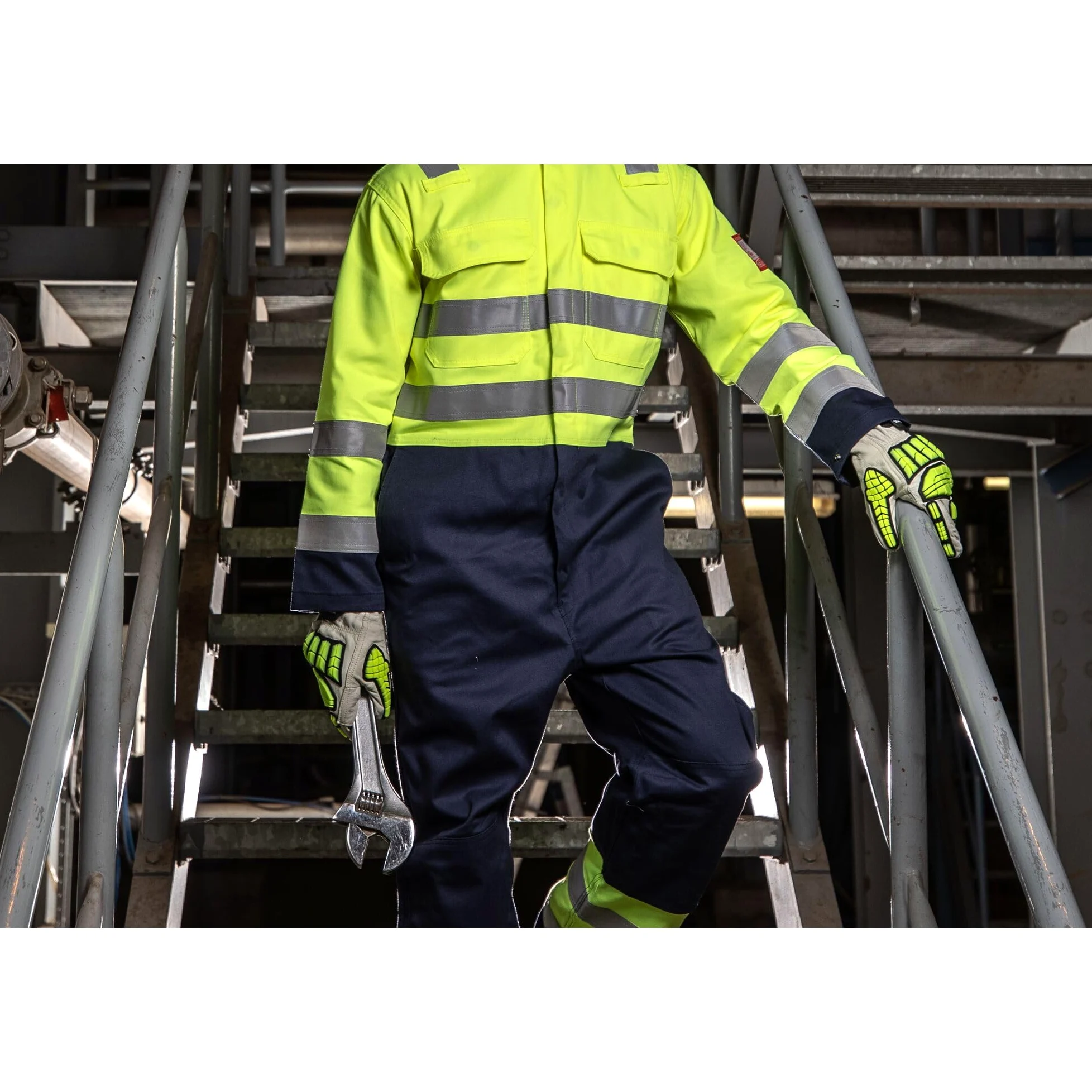 Portwest Workwear Hi-Vis Anti-Static Bizflame Pro Coverall - BIZ7 - EU / UK