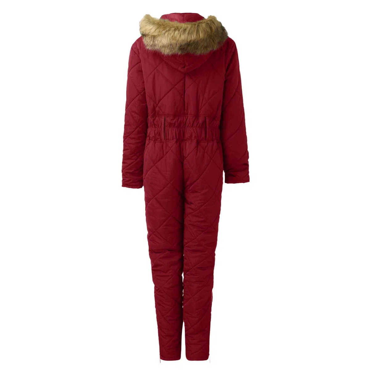 generisch Winterjacke Damen Reiten Damen Winter Ski Overall Outdoor Sport Schneeanzug Kunstwolle Kragen Mantel Overall mit Hoodies Ski Jacken und Hosen Damen Winterjacke Schwarz