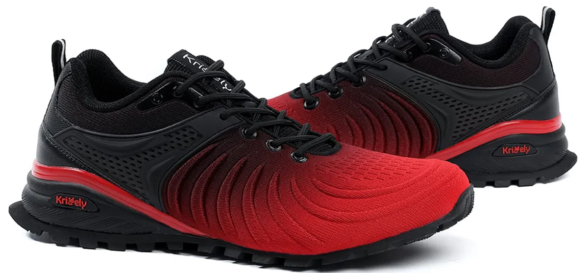 Kricely Traillaufschuhe Herren Laufschuhe Straßenlaufschuhe Sneaker Leicht Wanderschuhe Fitnessschuhe Trekkingschuhe