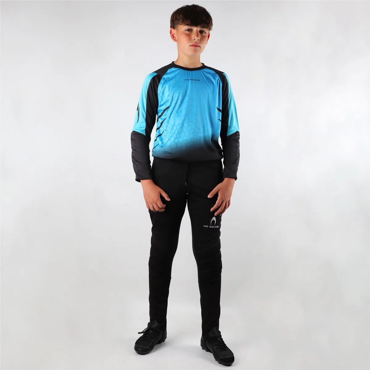 HO Soccer Uni Kinder Kid Keeper Set Deep-sea Blue Fröhlicher Torwart