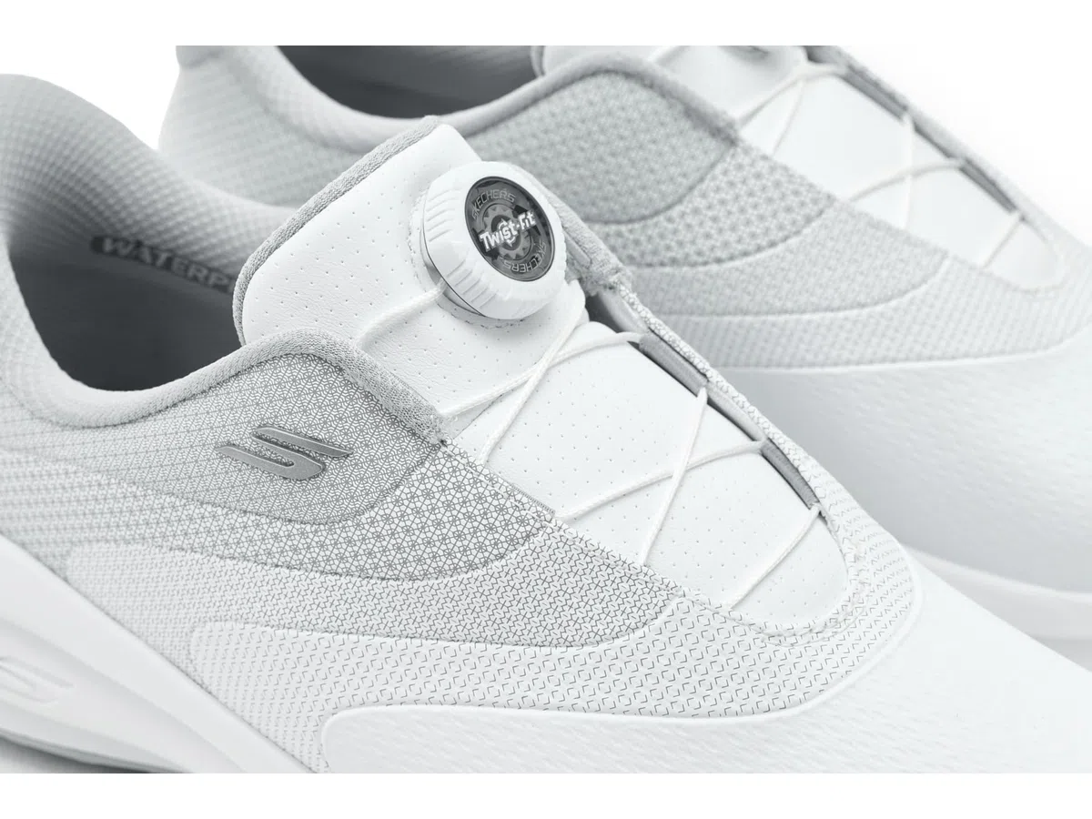 Skechers Herren Go Golf Mens Waterproof Synthetic Twist-Fit Dial Closure Spike Less Golf Shoe Slip-InTurnschuhe
