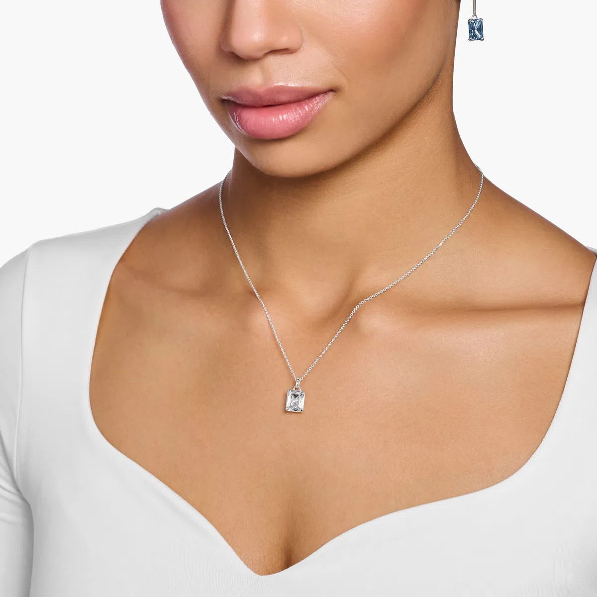 THOMAS SABO Damen-Kette 925er Silber Zirkonia 32023651