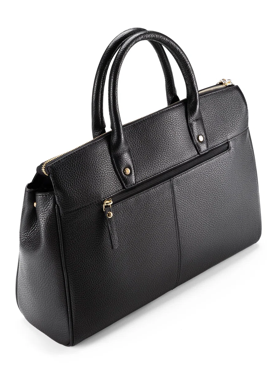 Lazarotti Bologna XL Damen Leder Handtasche | längenverstell- & abnehmbarer Tragegurt | sehr große Henkeltasche 40 cm
