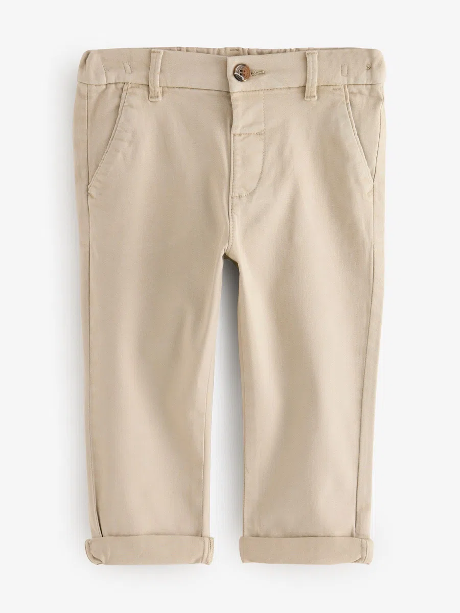 NEXT Jungen Chinohose mit Stretch, 2er-Pack 62-122