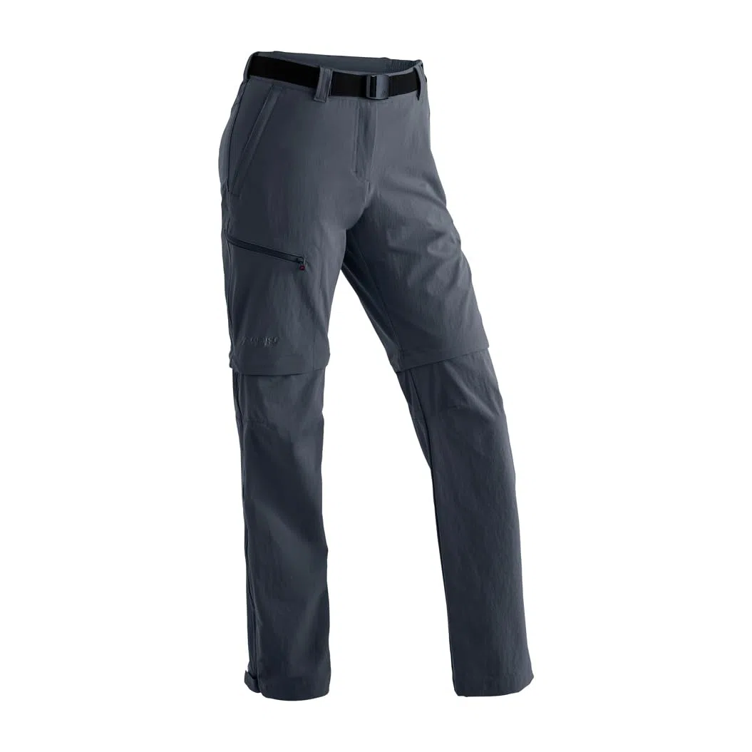 Maier Sports NATA 2, Damen Wanderhose, Wasserabweisende Zipp-Off-Outdoorhose für Trekking und Hiking, Praktische Zipp-Off-Funktion, PFC-frei, mSTRETCH pro 4 & Dryprotec