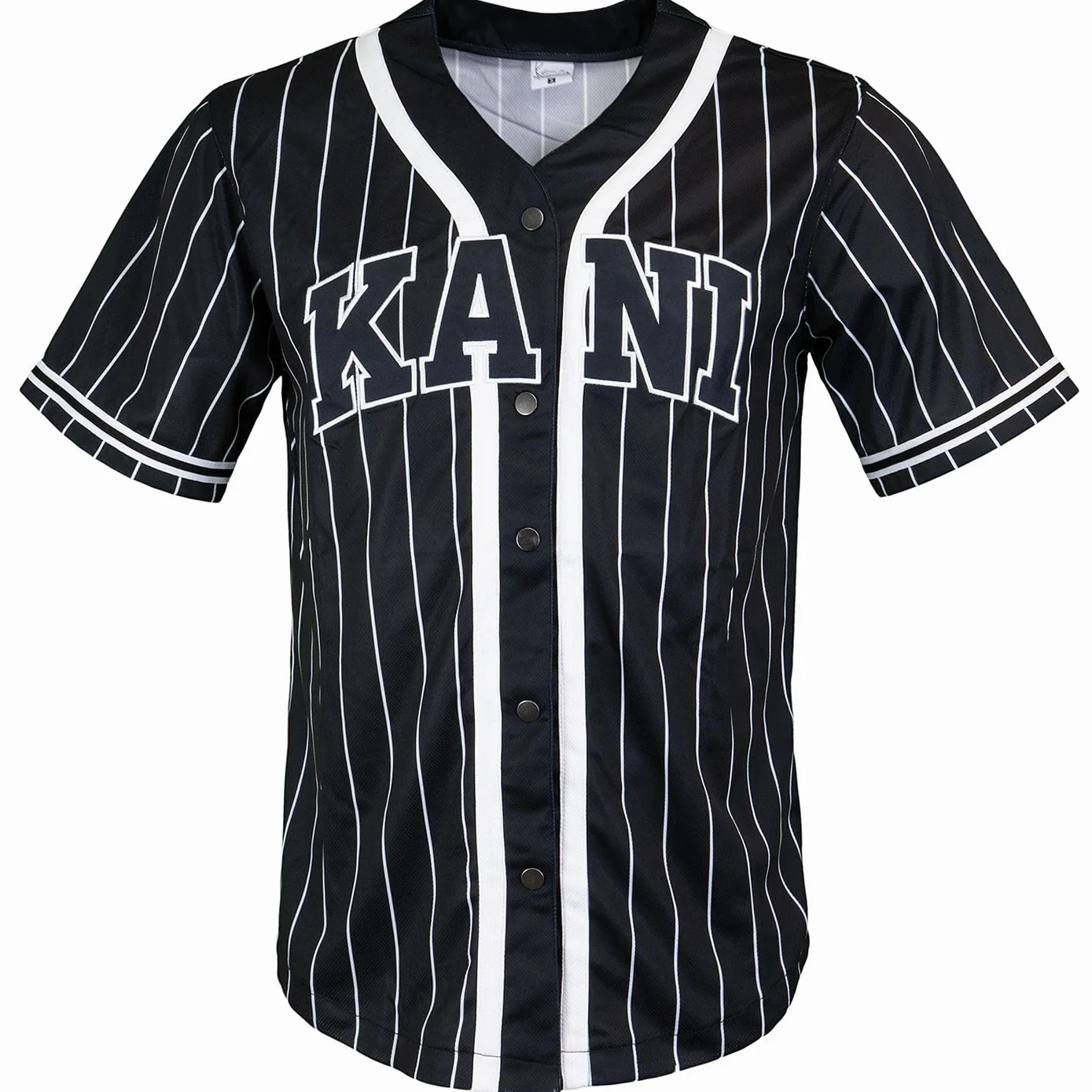 Karl Kani Serif Pinstripe Baseball Jersey Trikot