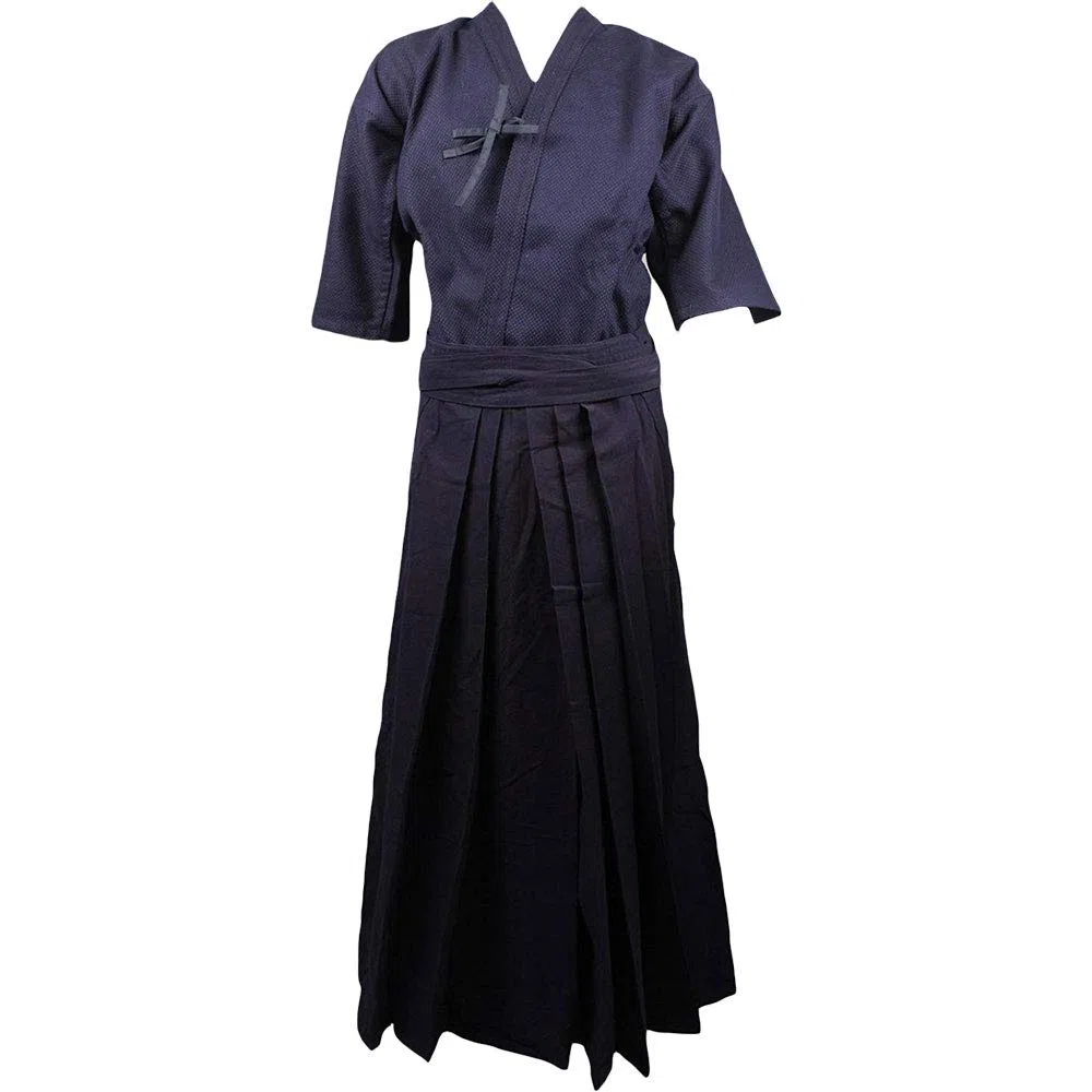 Kampfsport Kendo Kenjutsu Oberbekleidung - Traditionelle Japanische Uniform Schwertkampf Kostüm Karate Ninja Aikido Training Keikogi Jacke für Männer Frauen