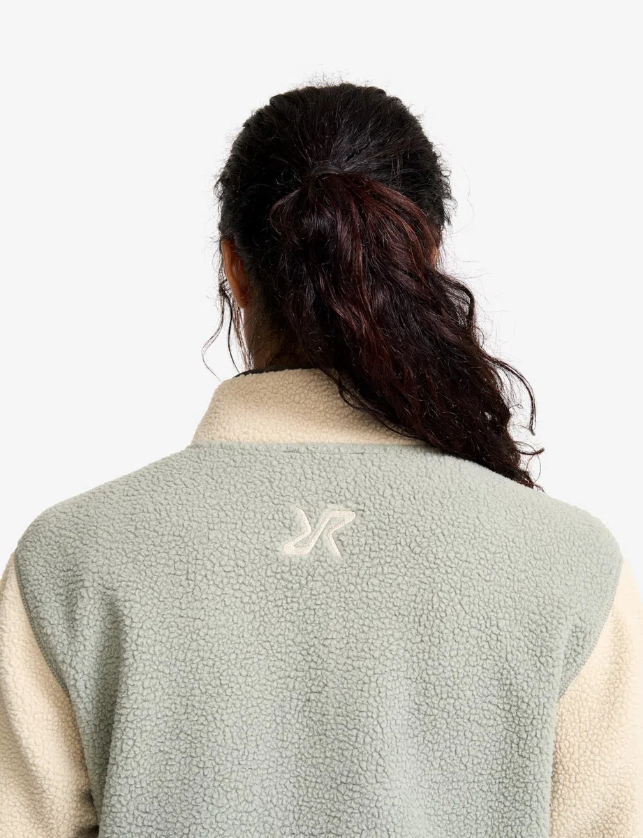 RevolutionRace Canyon Half-Zip Pile Fleece für Damen, Outdoor Teddy Fleecejacken perfekt für Wanderungen und Outdoor-Abenteuer